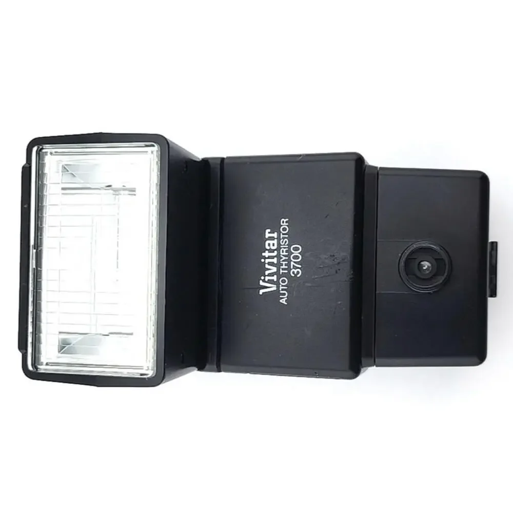 Vivitar Auto Thyristor 3700 Flash Unit – Tested & Working – Vintage Camera Flash
